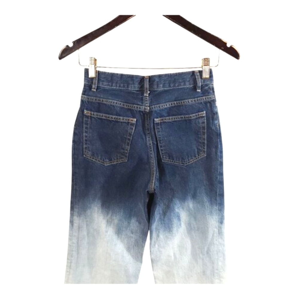 A.P.C. New Sailor Dip Dye Hi-rise Straight Leg Rigid Denim Jeans Y2K Women's 25 - Picture 11 of 12